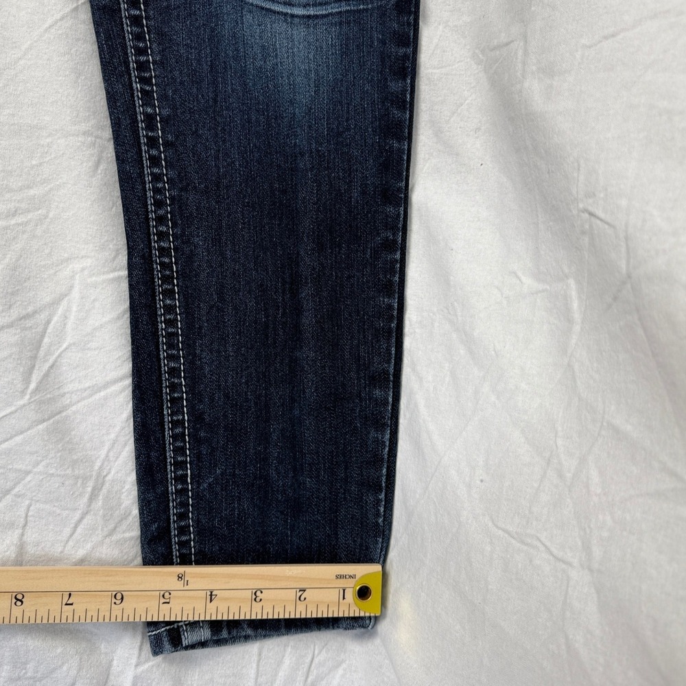 ZCO Jeans‎ Women's Size 16 Embellished Pockets Dark Wash Denim Skinny Jeans - Picture 13 of 16